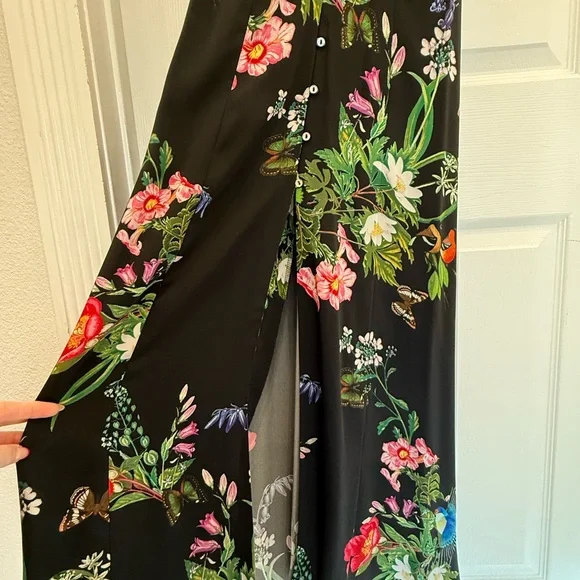 Karlie Kloss x Express Floral Print Maxi Dress - Women’s size 0 - Picture 5 of 11